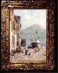 Fisherfolk on a busy quay, Vernazza, Liguria