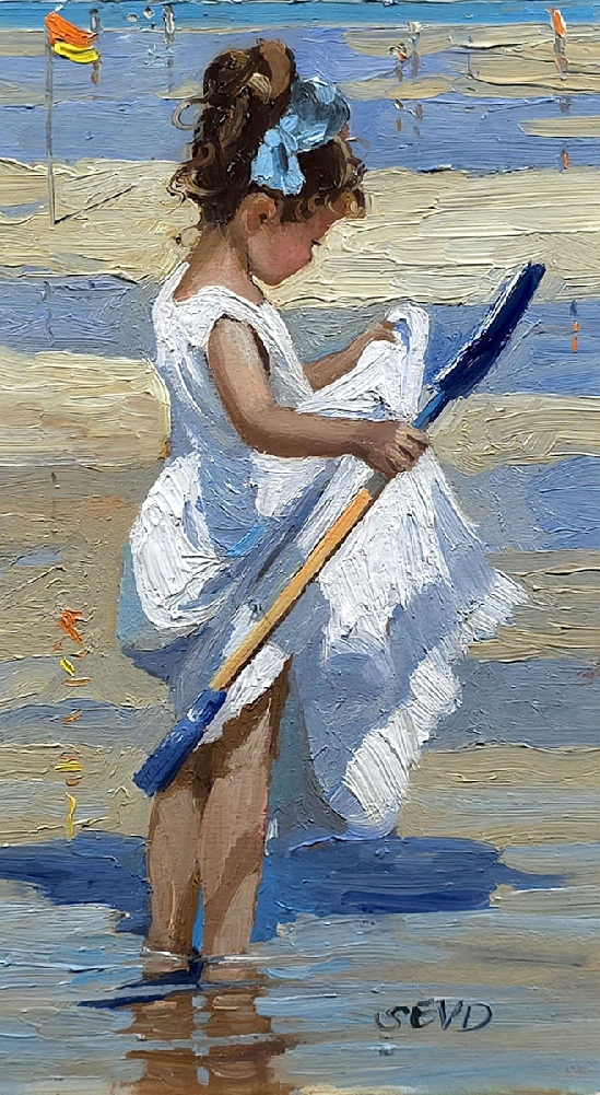 Sherree Valentine Daines - Playing on the Beach
