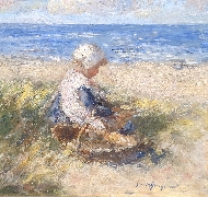 Resting on the Beach
