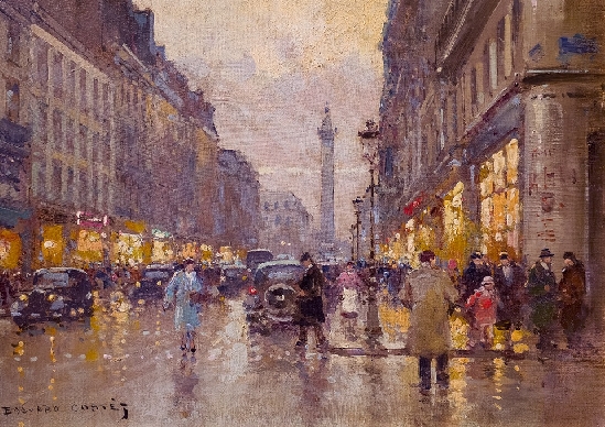 Edouard Leon Cortes - Rue de la Paix, Paris