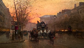 Place de la Madeleine le Soir