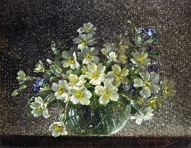 Still Life in a Glass Vase