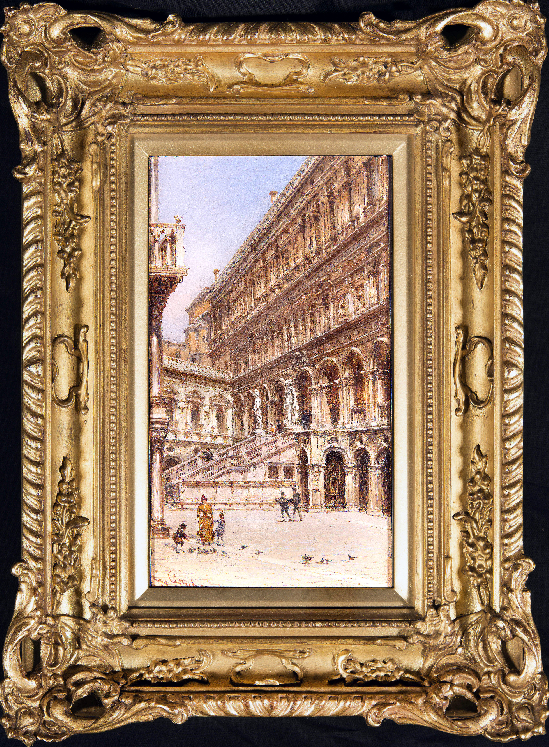 Giovanni Grubacs - L'Escalier des Geants a Venise